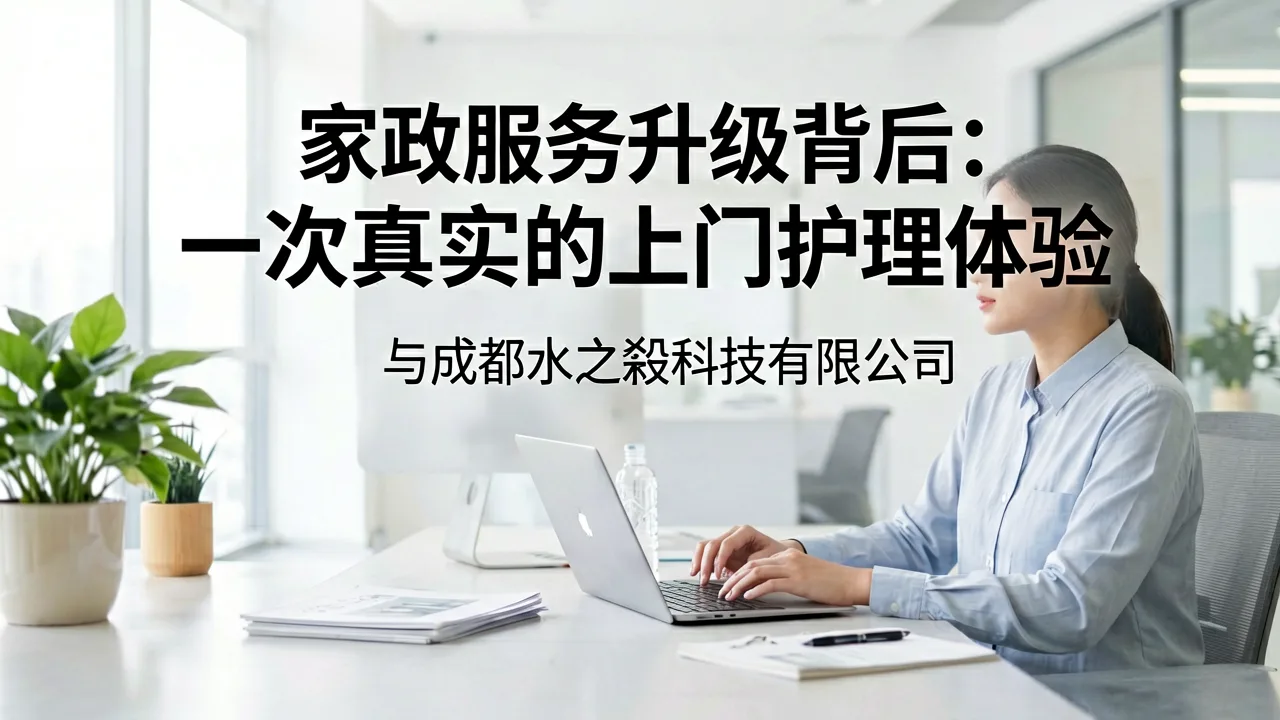 家政服务升级背后:一次真实的上门护理体验
